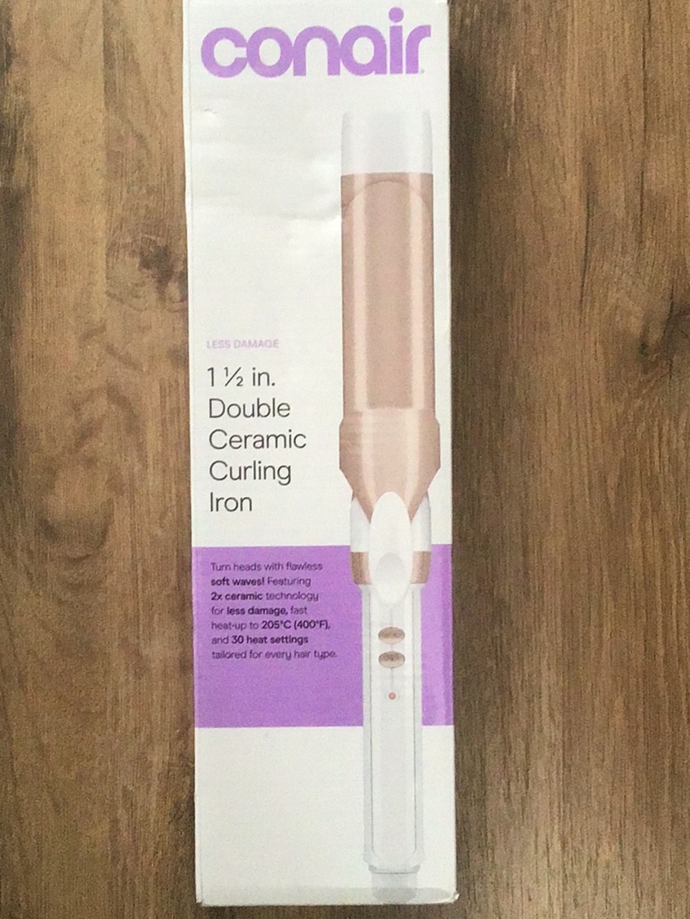 BNIB Conair 1 1/2 Barrel Curling Iron